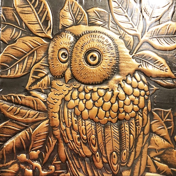 Vintage Hand Carved Wise Owl Journal - Picture 2 of 4